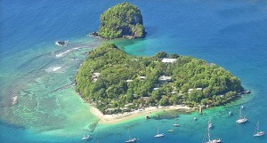 Young Island - Aerial Shot